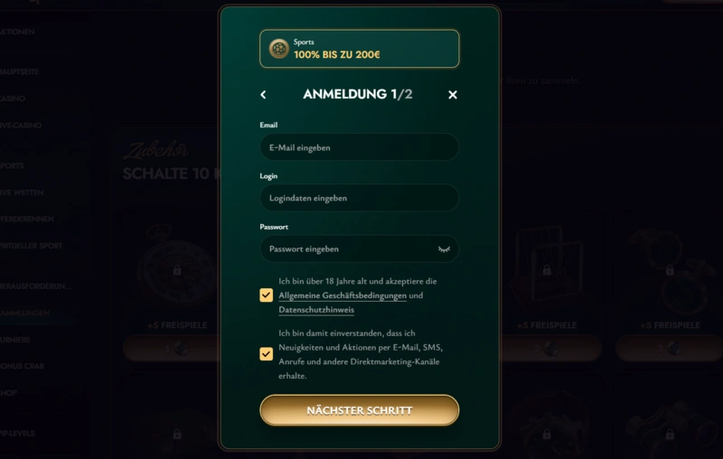 cashed login page
