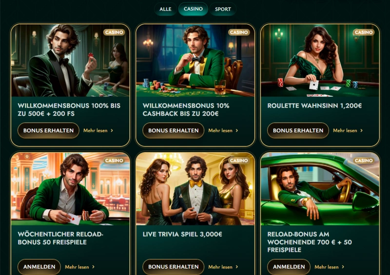 cashed promotions page